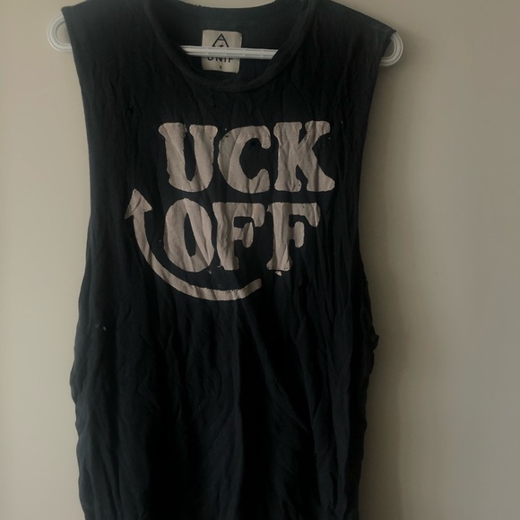 UCK OFF UNIF MUSCLE SHIRT SMALL - Picture 2 of 3